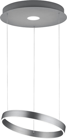 Trio Leuchten Design hanging lamp steel incl. LED 3-step dimmable - Jeroen Trio Leuchten Design hanging lamp steel incl. LED 3-step dimmable - Jeroen