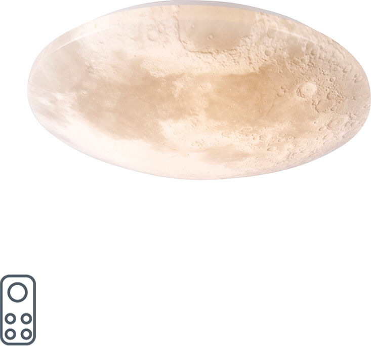 Shada Plafondlamp wit incl. LED en dimmer 3000 - 5500K - Mane Shada Plafondlamp wit incl. LED en dimmer 3000 - 5500K - Mane