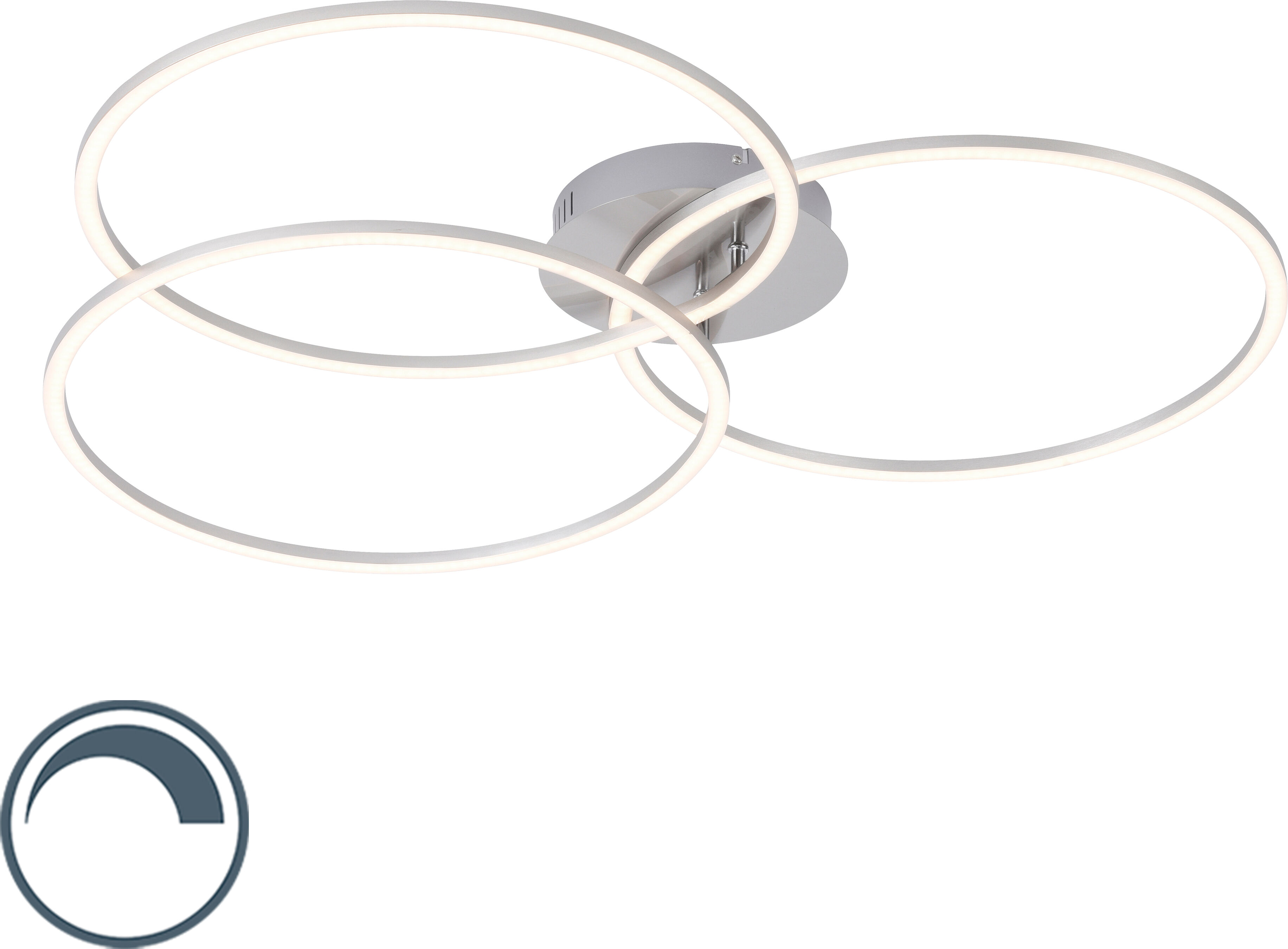 Paul Neuhaus Design ceiling lamp white incl. LED and dimmer 3-light - Julka Paul Neuhaus Design ceiling lamp white incl. LED and dimmer 3-light - Julka