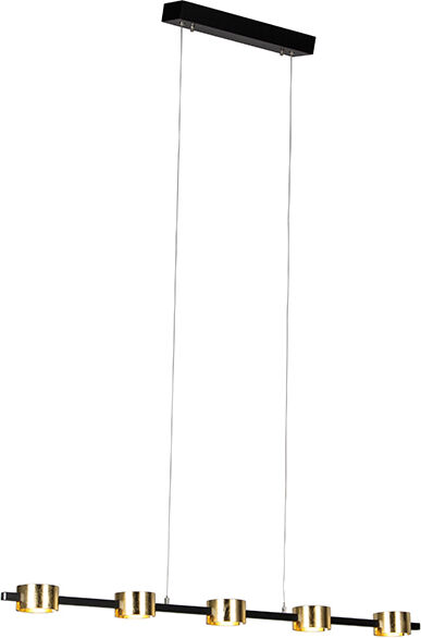 MTK Leuchten Moderne hanglamp goud incl. LED 5-lichts 2700K - Kiko MTK Leuchten Moderne hanglamp goud incl. LED 5-lichts 2700K - Kiko