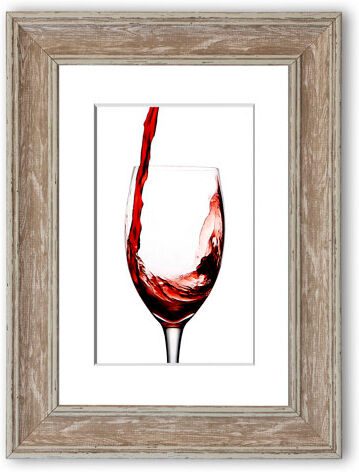East Urban Home 'Red Wine Pouring Cornwall' Framed Photographic Print East Urban Home Size: 93 cm H x 126 cm W, Frame Options: Walnut Washed  - Size: 50 cm H x 70 cm W East Urban Home 'Red Wine Pouring Cornwall' Framed Photographic Print East Urban Home Size: 93 cm H x 126 cm W, Frame Options: Walnut Washed  - Size: 50 cm H x 70 cm W
