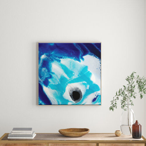 East Urban Home 'The Evil Eye' by Olivia Collins Art Print on Wrapped Canvas East Urban Home  - Size: 61cm H x 61cm W East Urban Home 'The Evil Eye' by Olivia Collins Art Print on Wrapped Canvas East Urban Home  - Size: 61cm H x 61cm W