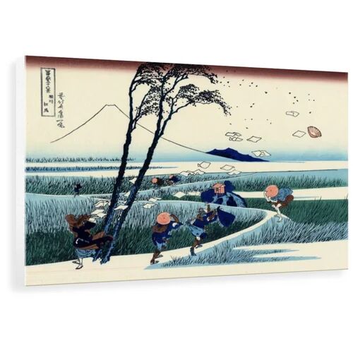 World Menagerie 'Ejiri in the Suruga Province, c.1830' by Katsushika Hokusai Painting Print World Menagerie Format: Wrapped Canvas, Size: 68 cm H x 100 cm W x 3.8 cm  - Size: 36.2 cm H x 60 cm W x 3.8 cm D World Menagerie 'Ejiri in the Suruga Province, c.1830' by Katsushika Hokusai Painting Print World Menagerie Format: Wrapped Canvas, Size: 68 cm H x 100 cm W x 3.8 cm  - Size: 36.2 cm H x 60 cm W x 3.8 cm D