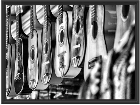 East Urban Home 'Colourful Guitars' Framed Photographic Print East Urban Home Size: 60cm H x 80cm W  - Size: 60cm H x 80cm W East Urban Home 'Colourful Guitars' Framed Photographic Print East Urban Home Size: 60cm H x 80cm W  - Size: 60cm H x 80cm W