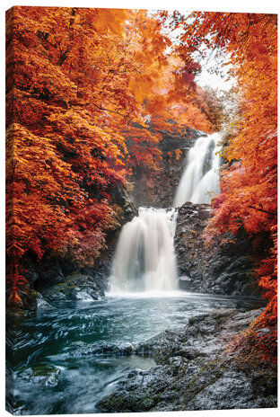 East Urban Home 'Isle of Skye Waterfall Ulg II' Photographic Print on Wrapped Canvas East Urban Home  - Size: Small East Urban Home 'Isle of Skye Waterfall Ulg II' Photographic Print on Wrapped Canvas East Urban Home  - Size: Small