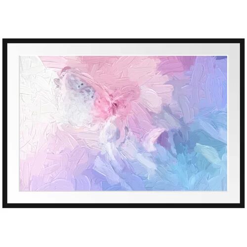 East Urban Home Butterfly on a Flower Bud Framed Photographic Print East Urban Home Size: 70cm H x 100cm W  - Size: 70cm H x 100cm W