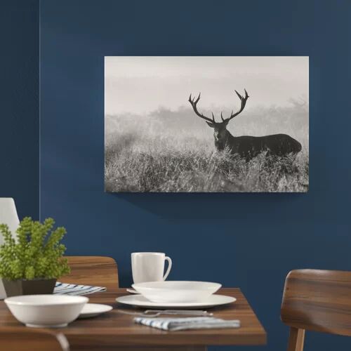 Alpen Home Red Deer Stag at Twilight Photographic Print on Canvas Alpen Home Size: 80 cm H x 120 cm W  - Size: 70cm H x 100cm W Alpen Home Red Deer Stag at Twilight Photographic Print on Canvas Alpen Home Size: 80 cm H x 120 cm W  - Size: 70cm H x 100cm W