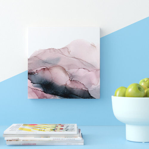 East Urban Home 'Blush Mountain' by Fern Siebler Framed Painting on Canvas East Urban Home Format: Wrapped Canvas, Size: 41 cm H x 41 cm W x 4 cm D  - Size: 42.5 cm H x 42.5 cm W x 4 cm D East Urban Home 'Blush Mountain' by Fern Siebler Framed Painting on Canvas East Urban Home Format: Wrapped Canvas, Size: 41 cm H x 41 cm W x 4 cm D  - Size: 42.5 cm H x 42.5 cm W x 4 cm D