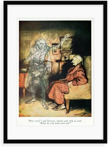 Astoria Grand Scrooge and the Ghost of Marley - Painting Print Astoria Grand Format: Framed Paper, Size: 70 cm H x 50 cm W x 2.3 cm D  - Size: 70 cm H x 50 cm W x 2.3 cm D Astoria Grand Scrooge and the Ghost of Marley - Painting Print Astoria Grand Format: Framed Paper, Size: 70 cm H x 50 cm W x 2.3 cm D  - Size: 70 cm H x 50 cm W x 2.3 cm D