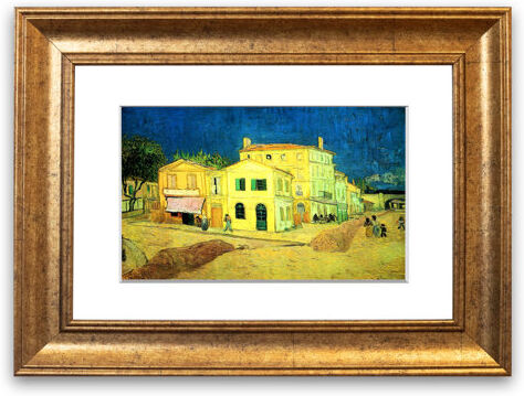 East Urban Home 'The Yellow House Vincent's House By Van Gogh Cornwall' Framed Photographic Print East Urban Home Size: 70 cm H x 93 cm W, Frame Options: Gold  - Size: 93 cm H x 126 cm W East Urban Home 'The Yellow House Vincent's House By Van Gogh Cornwall' Framed Photographic Print East Urban Home Size: 70 cm H x 93 cm W, Frame Options: Gold  - Size: 93 cm H x 126 cm W