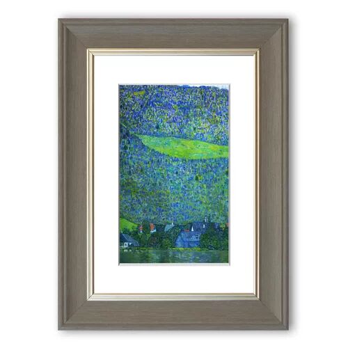 East Urban Home 'Unterach At The Attersee By Klimt Cornwall' Framed Photographic Print East Urban Home Size: 70 cm H x 50 cm W, Frame Options: Grey  - Size: 70 cm H x 50 cm W