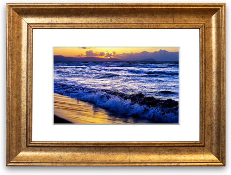 East Urban Home 'Landscape 22 Cornwall' Framed Photographic Print East Urban Home Size: 93 cm H x 126 cm W, Frame Options: Gold  - Size: 70 cm H x 93 cm W East Urban Home 'Landscape 22 Cornwall' Framed Photographic Print East Urban Home Size: 93 cm H x 126 cm W, Frame Options: Gold  - Size: 70 cm H x 93 cm W