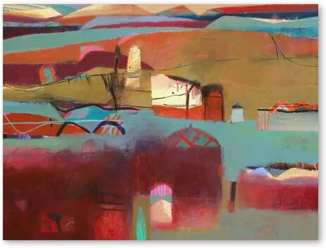 Americanflat Berber Village Art Print Wrapped on Canvas Americanflat Size: 40 cm H x 60 cm W  - Size: 60 cm H x 40 cm W