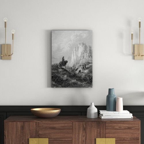 East Urban Home Camelot, illustration from 'Idylls of the King' by Alfred Tennyson by Gustave Dore Framed Graphic Art East Urban Home Size: 70cm H x 50cm W x 2.3cm D  - Size: 100cm H x 70cm W x 2.3cm D East Urban Home Camelot, illustration from 'Idylls of the King' by Alfred Tennyson by Gustave Dore Framed Graphic Art East Urban Home Size: 70cm H x 50cm W x 2.3cm D  - Size: 100cm H x 70cm W x 2.3cm D