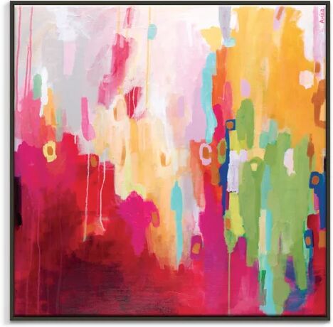 East Urban Home 'Electra Street' Framed Art Print on Canvas East Urban Home Frame Options: Black, Size: 41cm H x 41cm W  - Size: 41cm H x 41cm W East Urban Home 'Electra Street' Framed Art Print on Canvas East Urban Home Frame Options: Black, Size: 41cm H x 41cm W  - Size: 41cm H x 41cm W