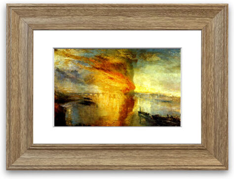 East Urban Home Fire at the Parliament Building in Cornwall' by Joseph Mallord Turner Framed Photographic Print East Urban Home Size: 70 cm H x 93 cm W, Frame Options  - Size: 93 cm H x 126 cm W East Urban Home Fire at the Parliament Building in Cornwall' by Joseph Mallord Turner Framed Photographic Print East Urban Home Size: 70 cm H x 93 cm W, Frame Options  - Size: 93 cm H x 126 cm W