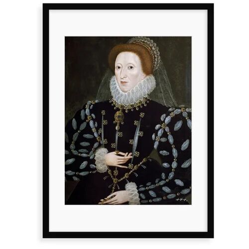 Astoria Grand 'Portrait of Queen Elizabeth I' Painting Astoria Grand Format: Framed Paper, Size: 100 cm H x 70 cm W x 2.3 cm D  - Size: 68.7 cm H x 80 cm W x 3.8 cm D