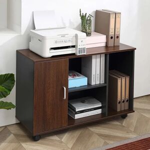 Brayden Studio Addolorata Printer Stand brown 66.0 H x 100.0 W x 40.0 D cm