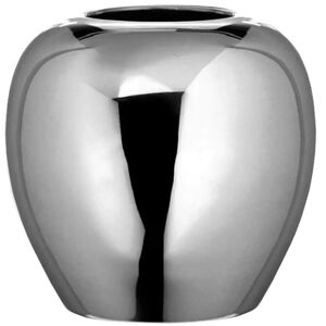 Fink Losone Metal Table Vase  - gray - Size: 25.0 H x 25.0 W x 25.0 D cm