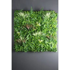 The Seasonal Aisle Lobardy 100cm Living Wall Panel Mixed Grasses Décor green 100.0 H x 100.0 W x 7.0 D cm