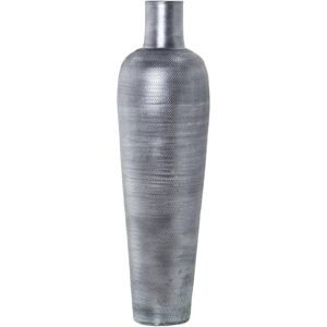 Ivy Bronx Ceramic Vase 80Cm Gray/Silver gray 100.0 H x 26.0 W x 26.0 D cm