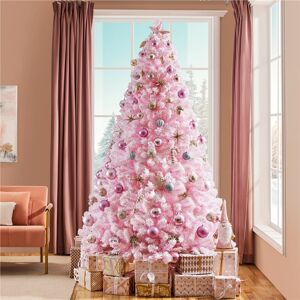 The Seasonal Aisle Artificial Christmas Tree Pink 7.5 ft