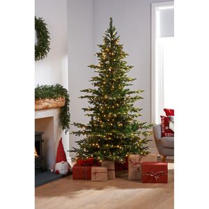 The Seasonal Aisle Green Realistic Pine Christmas Tree LED Twinkling Lights 6ft H x 3.83ft W x 3.83ft D