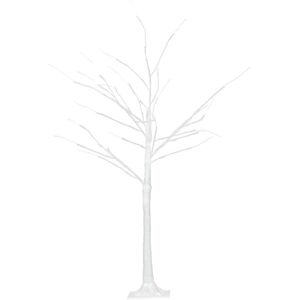 The Seasonal Aisle Slender White Cedar Christmas Tree with 48 LED Lights 6ft H x 2.92ft W x 2.92ft D