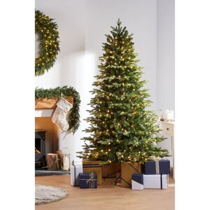 The Seasonal Aisle Green Realistic Fir Christmas Tree with 530 LED Lights 7ft H