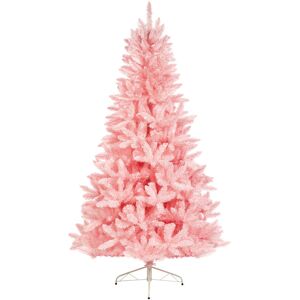 The Seasonal Aisle Artificial Pine Pink Christmas Tree 5.91ft H