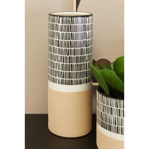 Metro Jada Large Striped Vase Multicolour;Multicolour 40cm H x 15cm W x 15cm D Metro Jada Large Striped Vase Multicolour;Multicolour 40cm H x 15cm W x 15cm D