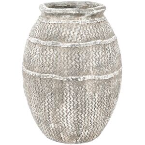 Latitude Vive Attiyya Grey Table Vase 39.5cm H x 30cm W x 30cm D Latitude Vive Attiyya Grey Table Vase 39.5cm H x 30cm W x 30cm D