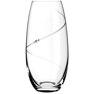 Diamante Black Silhouette Barrel Vase 25Cm Clear 24.97cm H X 11.99cm W X 11.99cm D Diamante Black Silhouette Barrel Vase 25Cm Clear 24.97cm H X 11.99cm W X 11.99cm D