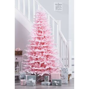 The Seasonal Aisle Pink Realistic Pine Christmas Tree 7ft H The Seasonal Aisle Pink Realistic Pine Christmas Tree 7ft H