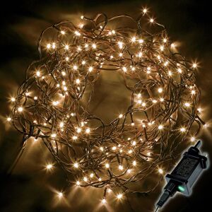The Seasonal Aisle LED Christmas Tree Fairy String Lights - Plug In with Timer and Memory Functions Warm White 1cm H x 5000cm W x 1cm D (2000 LED) The Seasonal Aisle LED Christmas Tree Fairy String Lights - Plug In with Timer and Memory Functions Warm White 1cm H x 5000cm W x 1cm D (2000 LED)