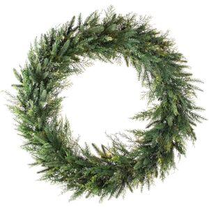 The Seasonal Aisle Natural Fir Christmas 100cm Artificial Wreath Green 100cm H X 100cm W X 5cm D The Seasonal Aisle Natural Fir Christmas 100cm Artificial Wreath Green 100cm H X 100cm W X 5cm D