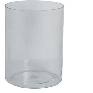 Ivy Bronx Tasman Glass Cylinder Vase Large Clear 40cm H x 30cm W x 30cm D Ivy Bronx Tasman Glass Cylinder Vase Large Clear 40cm H x 30cm W x 30cm D