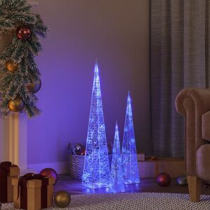 The Seasonal Aisle Acrylic Decorative Cone Lighted Tree & Branches Blue 152.4cm H The Seasonal Aisle Acrylic Decorative Cone Lighted Tree & Branches Blue 152.4cm H