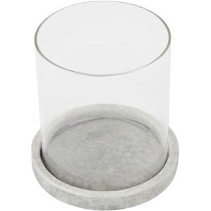 The Seasonal Aisle Athena Stone Large Hurricane Lantern Stone 14cm H x 14cm W x 14cm D The Seasonal Aisle Athena Stone Large Hurricane Lantern Stone 14cm H x 14cm W x 14cm D