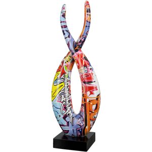 Metro Berniya Furniture Figurine / Sculpture Multi Color 36cm H X 13cm W X 8.5cm D Metro Berniya Furniture Figurine / Sculpture Multi Color 36cm H X 13cm W X 8.5cm D