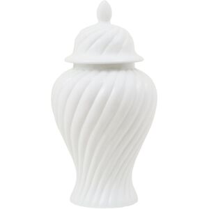 Ophelia & Co. Artim Damson Small White Ceramic Jar White 51 H x 27 W x 27 D cm Ophelia & Co. Artim Damson Small White Ceramic Jar White 51 H x 27 W x 27 D cm