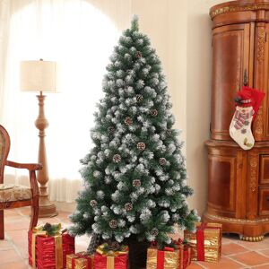 The Seasonal Aisle Lighted Artificial Christmas Tree 5.91ft H x 3.12ft W x 3.12ft D The Seasonal Aisle Lighted Artificial Christmas Tree 5.91ft H x 3.12ft W x 3.12ft D