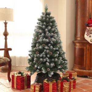 The Seasonal Aisle Lighted Artificial Christmas Tree 4.92ft H x 2.62ft W x 2.62ft D The Seasonal Aisle Lighted Artificial Christmas Tree 4.92ft H x 2.62ft W x 2.62ft D