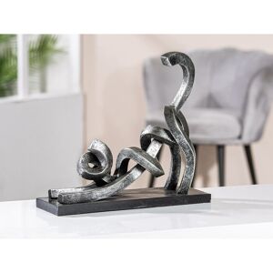 Ivy Bronx Handmade Abstract Figurines & Sculptures Silver 29cm H X 31cm W X 10cm D Ivy Bronx Handmade Abstract Figurines & Sculptures Silver 29cm H X 31cm W X 10cm D