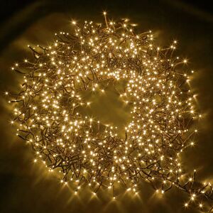 The Seasonal Aisle NETTA Cluster Fairy Christmas Lights - 2000 LED / 24M Lit-Length Warm White 1cm H X 2,400cm L X 1cm D The Seasonal Aisle NETTA Cluster Fairy Christmas Lights - 2000 LED / 24M Lit-Length Warm White 1cm H X 2,400cm L X 1cm D