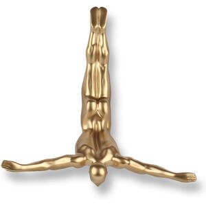 Ebern Designs Diver Small Resin Sculpture Wall Décor Gold 28cm H x 28cm W x 9cm D Ebern Designs Diver Small Resin Sculpture Wall Décor Gold 28cm H x 28cm W x 9cm D