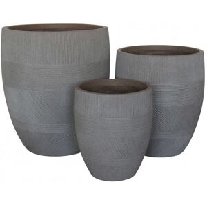Ivy Bronx POPPY VASE SET Taupe 32cm H X 27cm W X 27cm D Ivy Bronx POPPY VASE SET Taupe 32cm H X 27cm W X 27cm D