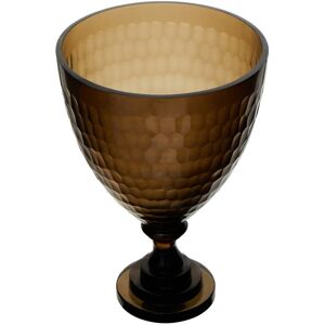 Marlow Home Co. Glass Tabletop Hurricane Brown 25cm H x 17cm W x 17cm D Marlow Home Co. Glass Tabletop Hurricane Brown 25cm H x 17cm W x 17cm D