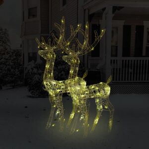 The Seasonal Aisle Acrylic Christmas Reindeers Lighted Display Set Warm White 120cm H X 70cm W X 41cm D The Seasonal Aisle Acrylic Christmas Reindeers Lighted Display Set Warm White 120cm H X 70cm W X 41cm D