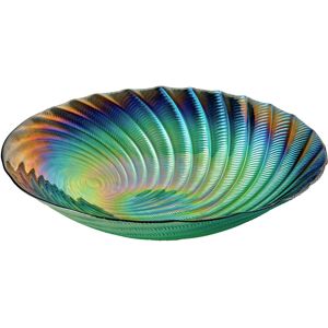 Anton Studio Designs Iridescent Shell Bowl Blue;Teal 1 Anton Studio Designs Iridescent Shell Bowl Blue;Teal 1